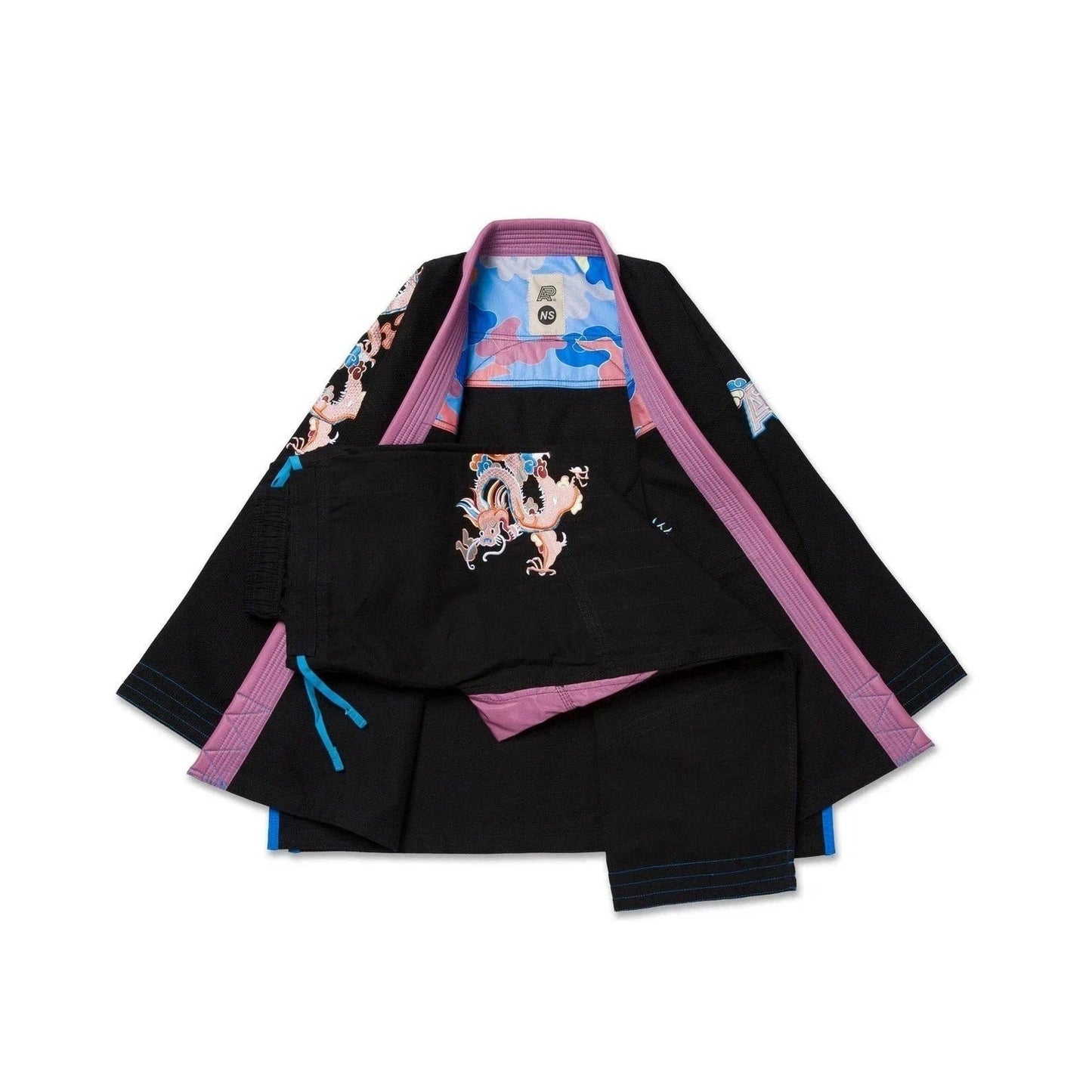 Albino and Preto Year of the Dragon BJJ Gi