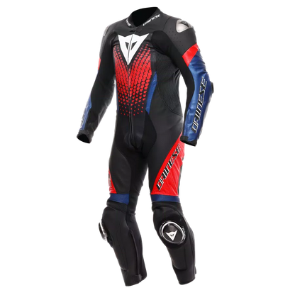 DEMON SPRINT - MEN'S ONE-PIECE PERFORATED LEATHER MOTORCYCLE SUIT