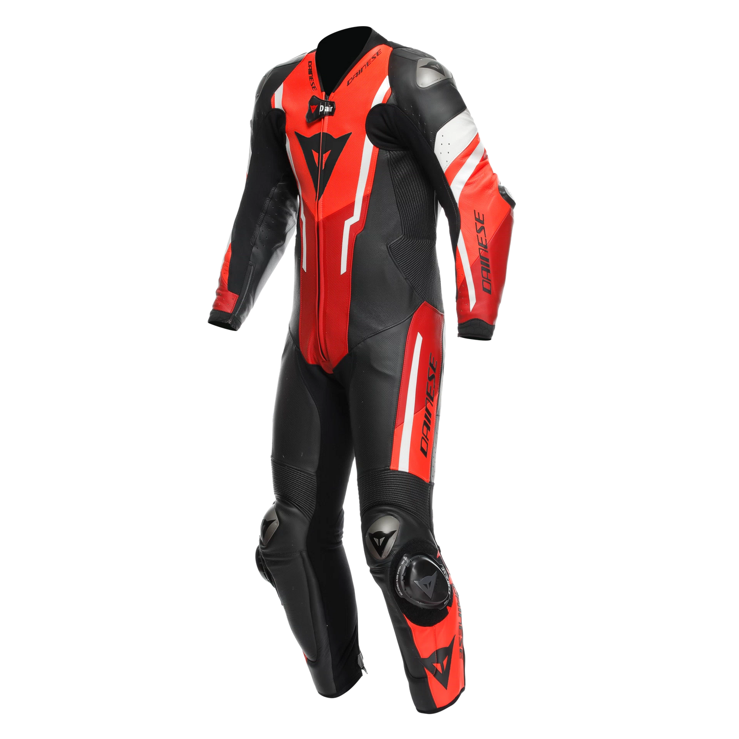 MISANO 3 D-AIR® - MEN'S 1-PIECE MOTORCYCLE PERFORATED LEATHER SUIT WITH AIRBAG