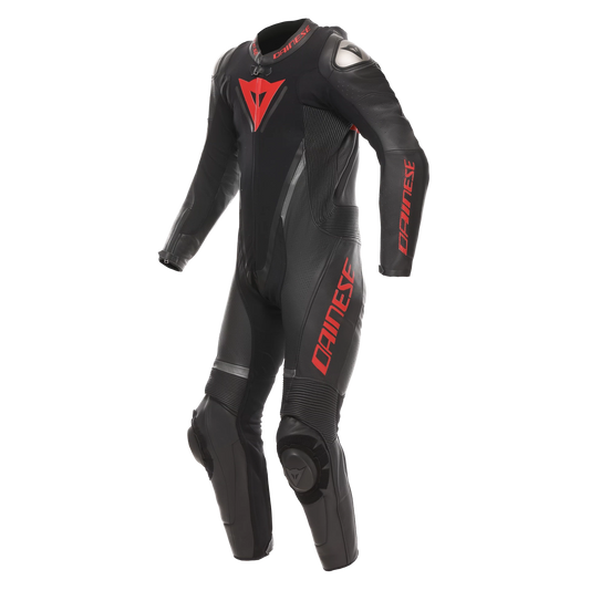 DEMON SPRINT - MEN'S ONE-PIECE PERFORATED LEATHER MOTORCYCLE SUIT