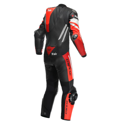 MISANO 3 D-AIR® - MEN'S 1-PIECE MOTORCYCLE PERFORATED LEATHER SUIT WITH AIRBAG