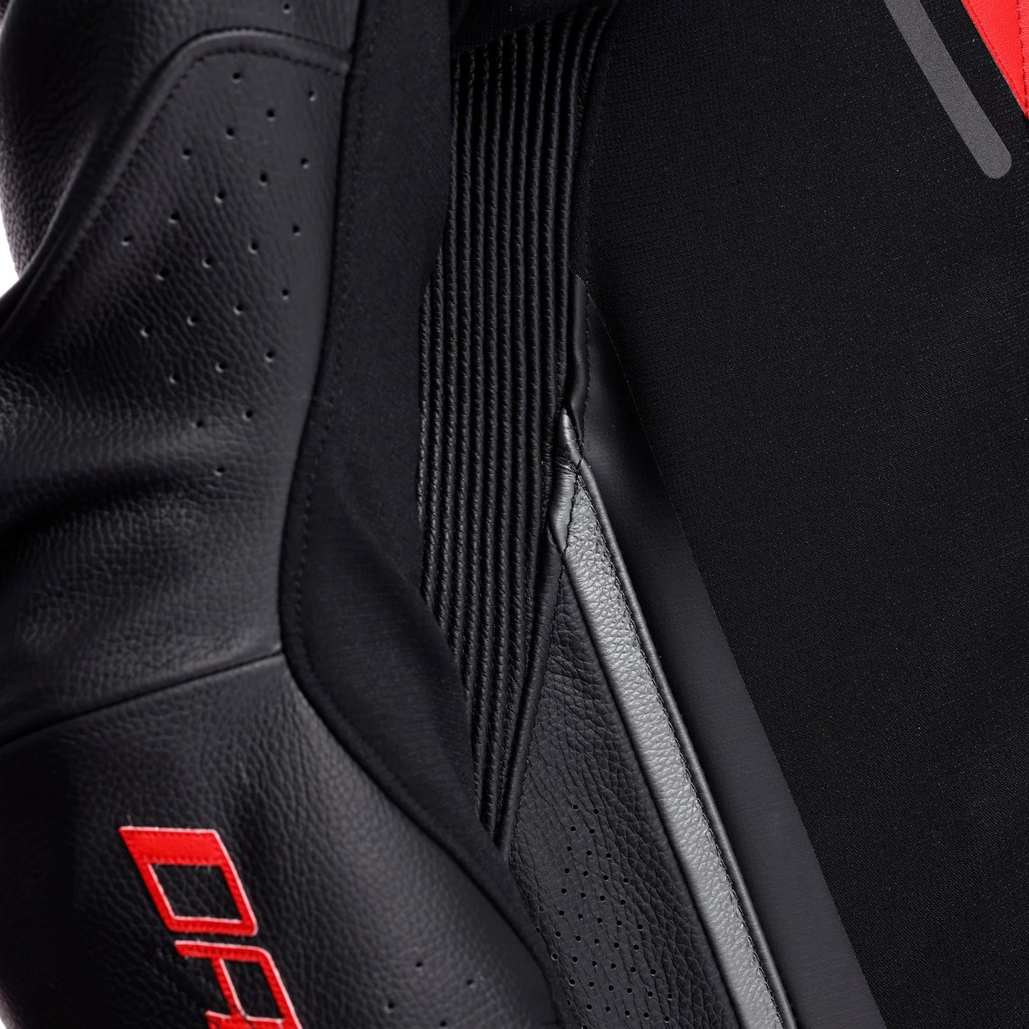 DEMON SPRINT - MEN'S ONE-PIECE PERFORATED LEATHER MOTORCYCLE SUIT