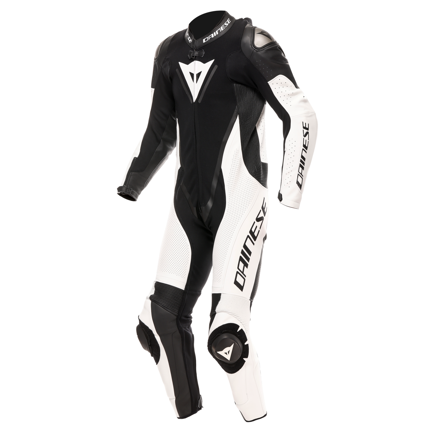 DEMON SPRINT - MEN'S ONE-PIECE PERFORATED LEATHER MOTORCYCLE SUIT