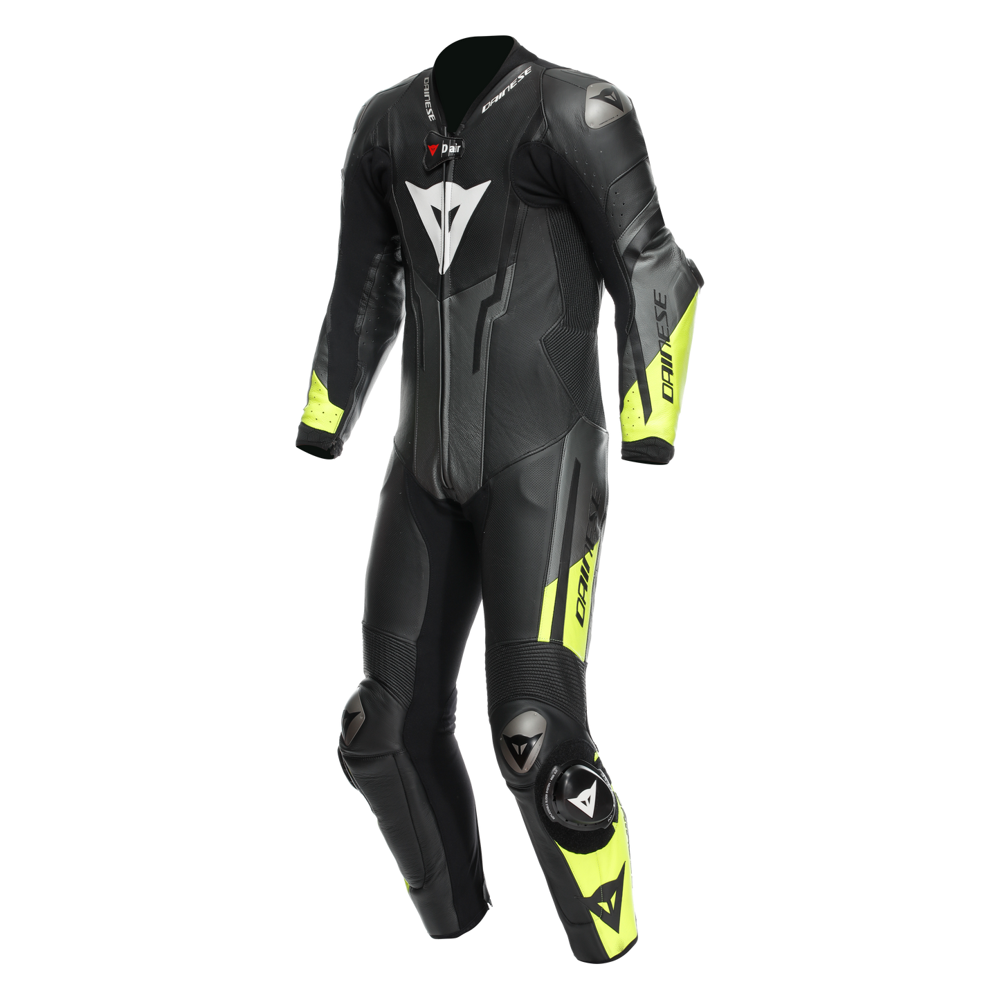 MISANO 3 D-AIR® - MEN'S 1-PIECE MOTORCYCLE PERFORATED LEATHER SUIT WITH AIRBAG