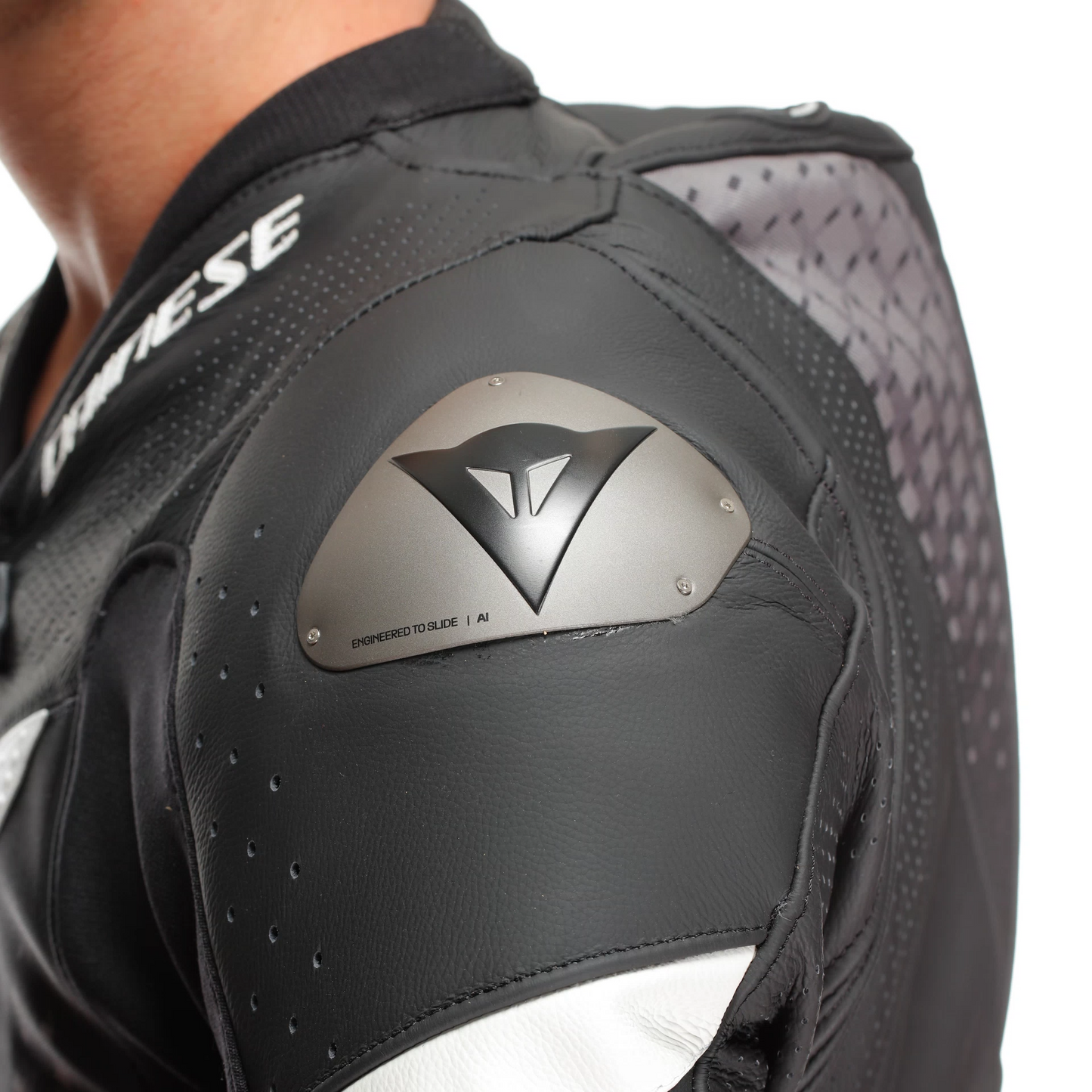 LAGUNA SECA 6 - PERFORATED ONE-PIECE LEATHER RACING SUIT