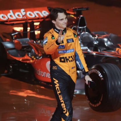 2025 MCLAREN OSCAR PIASTRI RACE SUIT F1 RACE SUIT REPLICA