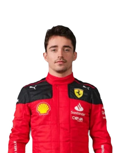 2023 Charles Leclerc Ferrari F1 Race Suit REPLICA