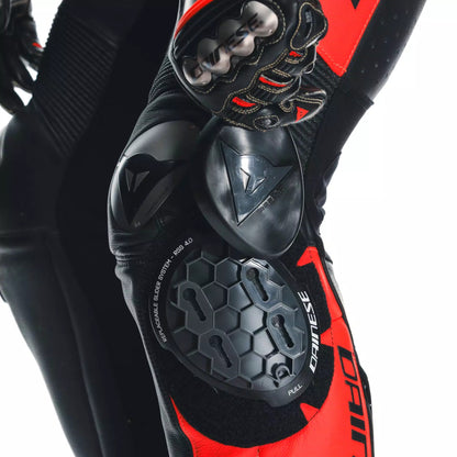 MISANO 3 D-AIR® - MEN'S 1-PIECE MOTORCYCLE PERFORATED LEATHER SUIT WITH AIRBAG