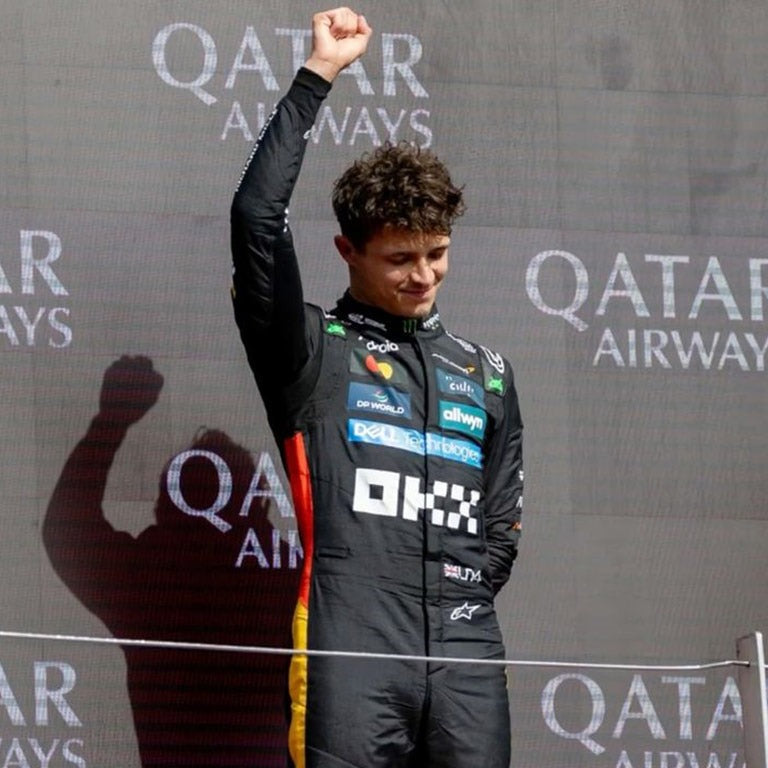MCLAREN LANDO NORRIS 2025 BRITISH GP RACE SUIT