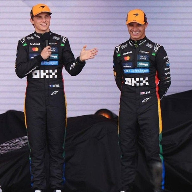 MCLAREN LANDO NORRIS 2025 BRITISH GP RACE SUIT